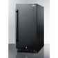 The 15" Wide Built-In All-Refrigerator- Black Door/Cabinet