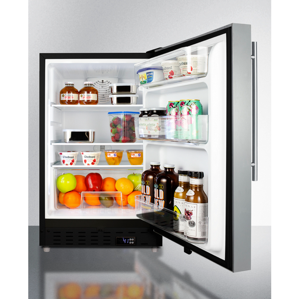 The 20 Wide Built-In All-Refrigerator- Stainless Steel Door/Cabinet