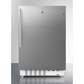 The 20" Wide Built-in Refrigerator-Freezer- Stainless Steel Door/ Cabinet