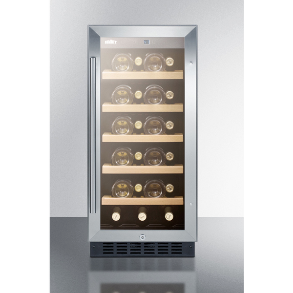 Outback Living | Wide Built-In Wine Cellar- Glass Door