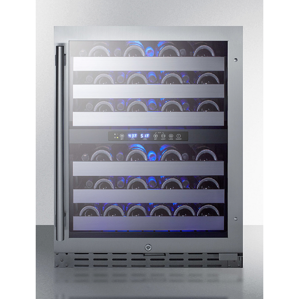 The 24 Wide Built-In Wine Cellar - Transparent Glass Door