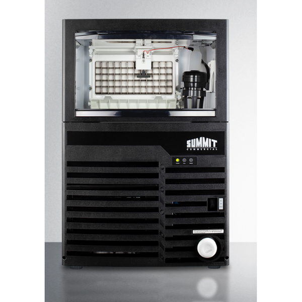 Outback Livings | The 100lbs. Commercial Icemaker - Stainless Steel Cabinet