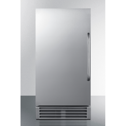 The 32" Built-In 50 lb. Clear Icemaker- Stainless Steel Door/ Cabinet