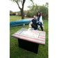 The Americana Rectangular Gas Outdoor Fire Pit