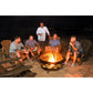 Outback Livings | Oil Rubbed Bronze Wood Burning Firebowl with Geometric Designs