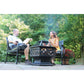 Outback Livings | Oil Rubbed Wood Burning Firebowl with Lattice Design