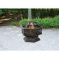 Outback Livings | Oil Rubbed Bronze Wood Burning Firebowl with Lattice Design