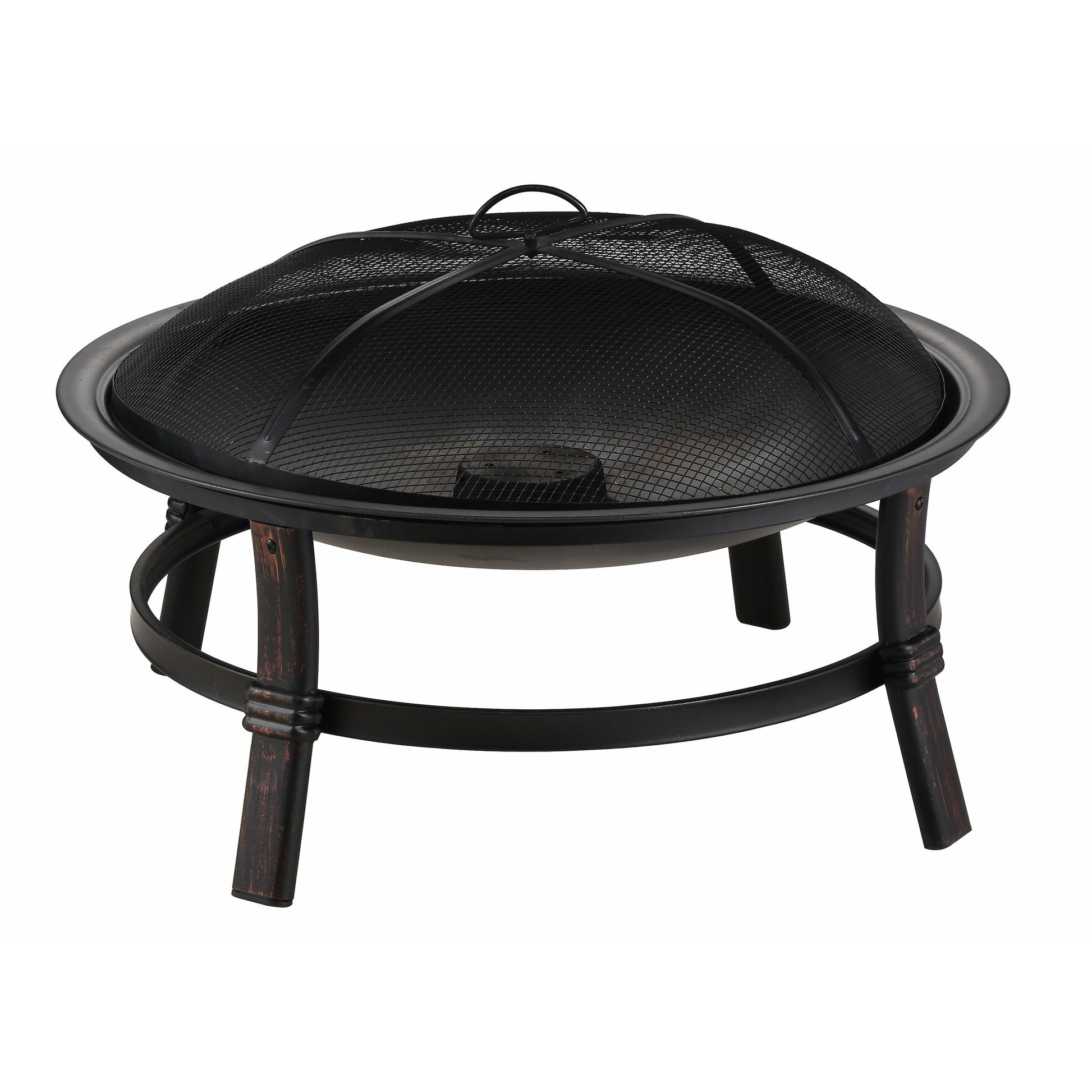 Outback Livings | Brushed Copper Wood Burning Firebowl for Outdoor