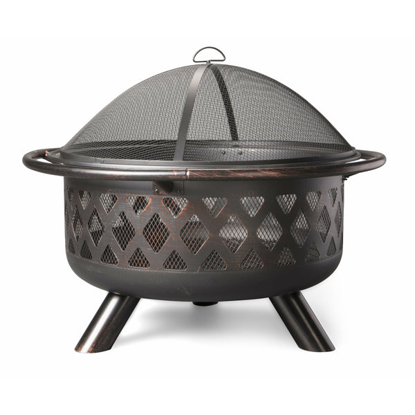 Oil Rubbed Bronzed Wood Burning Firebowl