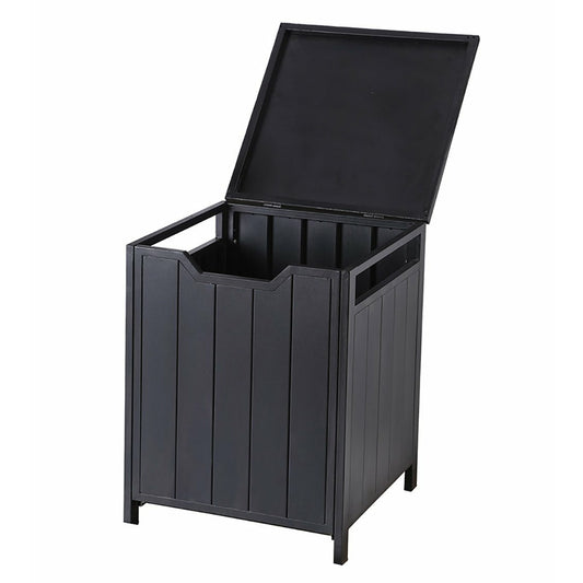 Outback Livings | Black Steel Propane Tank Storage
