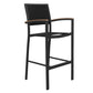 HIGOLD Carlo 5 Pieces Imitated Wood Outdoor Aluminum Pub Set