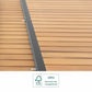 HIGOLD Heck Teak Aluminum Outdoor Dining Set Extendable Table and Chair